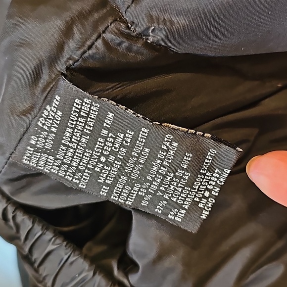 First DownDuck Down 90s Full Zip Puffy puffer SUPERIOR Quality M/M - Picture 15 of 16